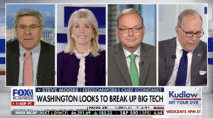 Fox Business: Panelists Steve Moore, Liz Peek and Kevin Hassett react to Washington's breakup with Big Tech on 'Kudlow'